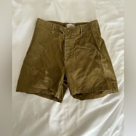 The Allen MFG.Co. Makers, Denver, Col. Pants - VINTAGE 1950’s Womens Army Green Shorts